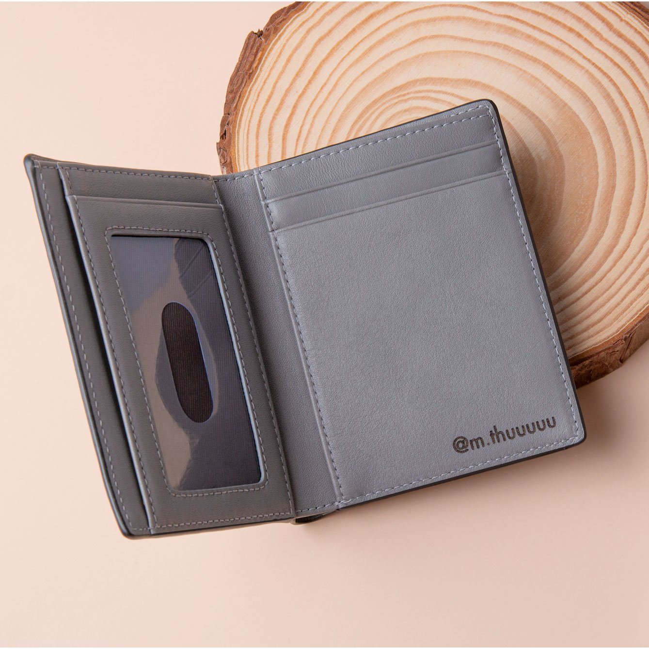 Ví gập đôi dáng đứng - Mini Bloss lethnic