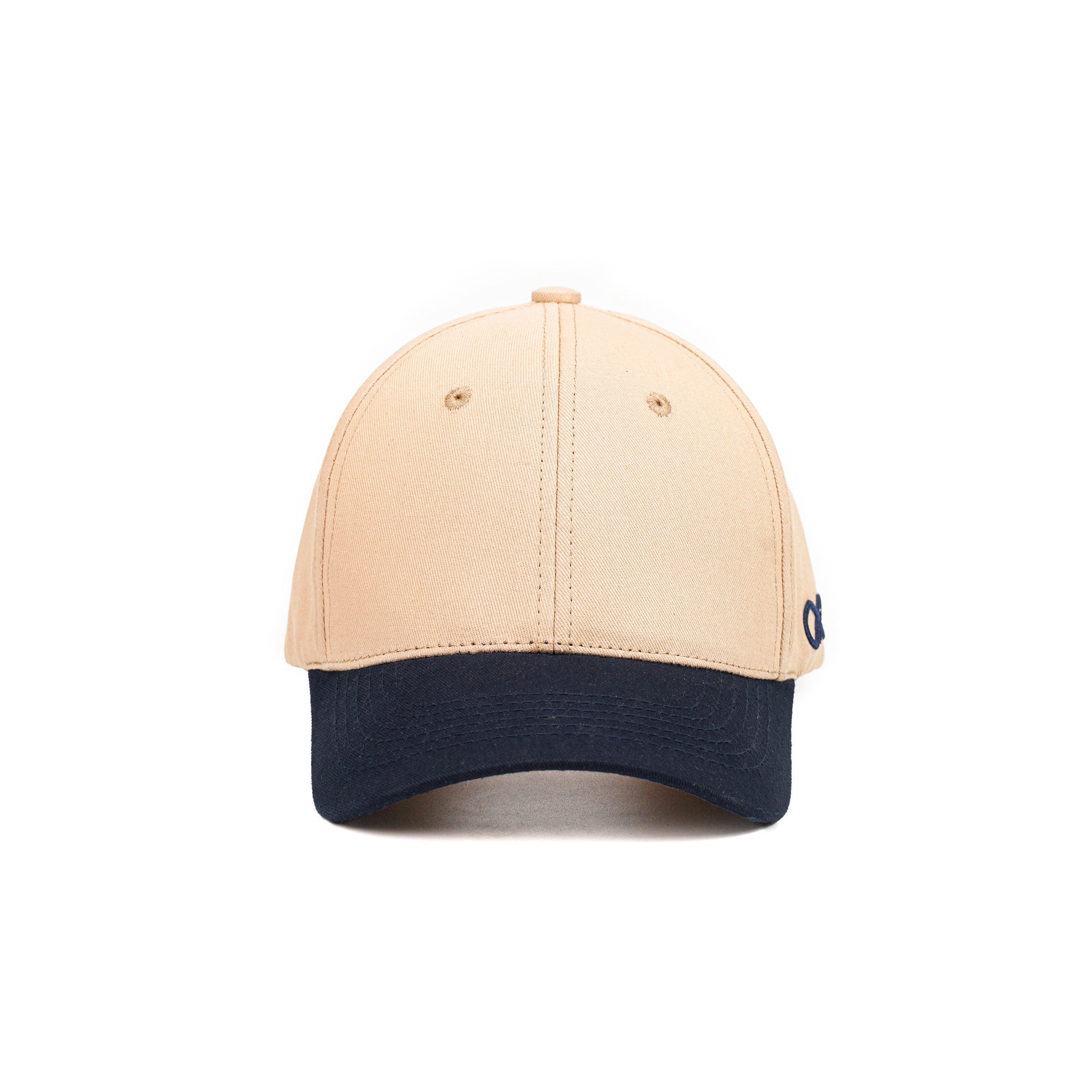Nón Baseball Cap - Ball Cap - Beige / Navy