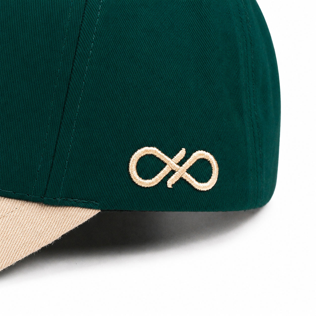 Nón Baseball Cap - Ball Cap - Xanh Lục / Beige