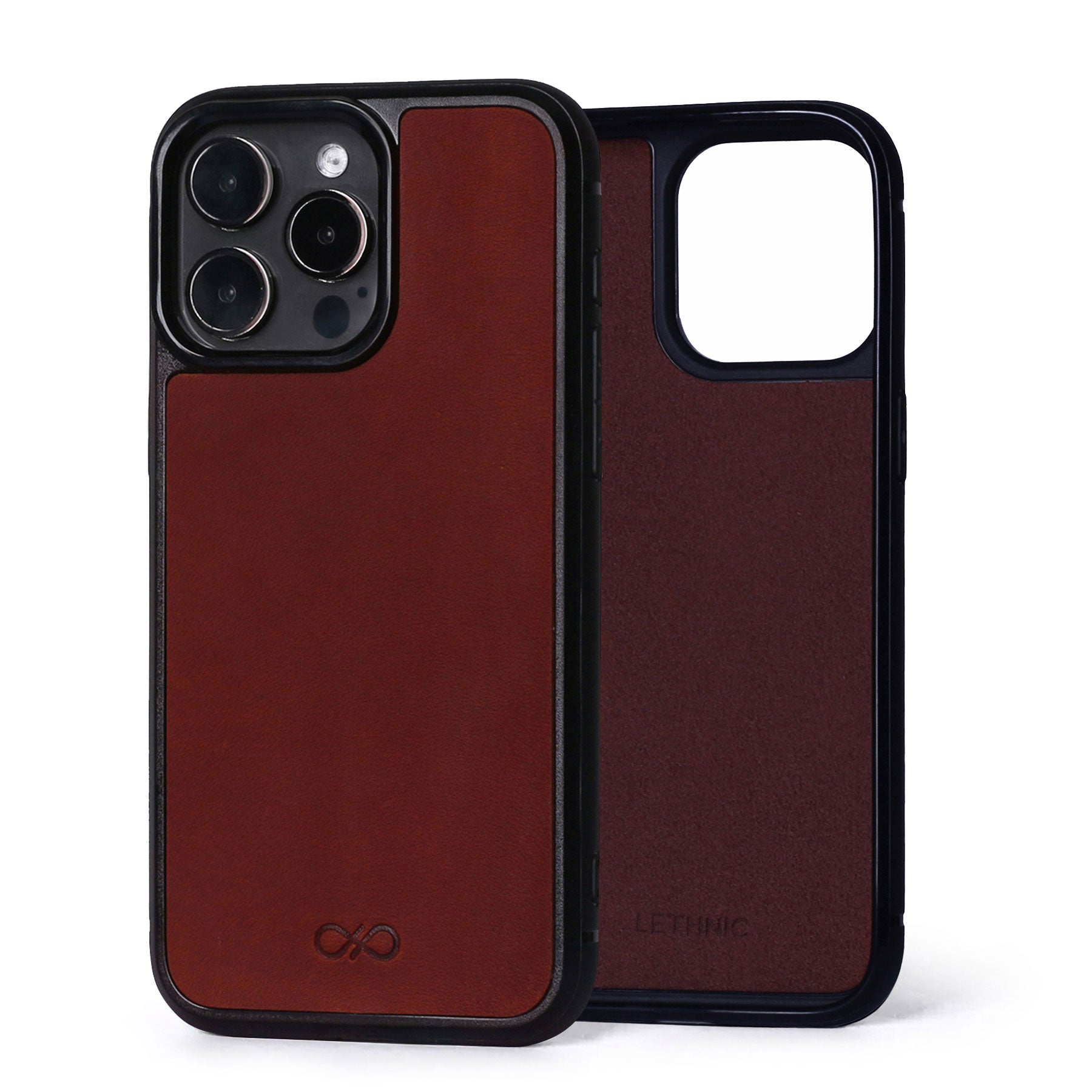 Ốp lưng da thật - IPhone 15 Plus