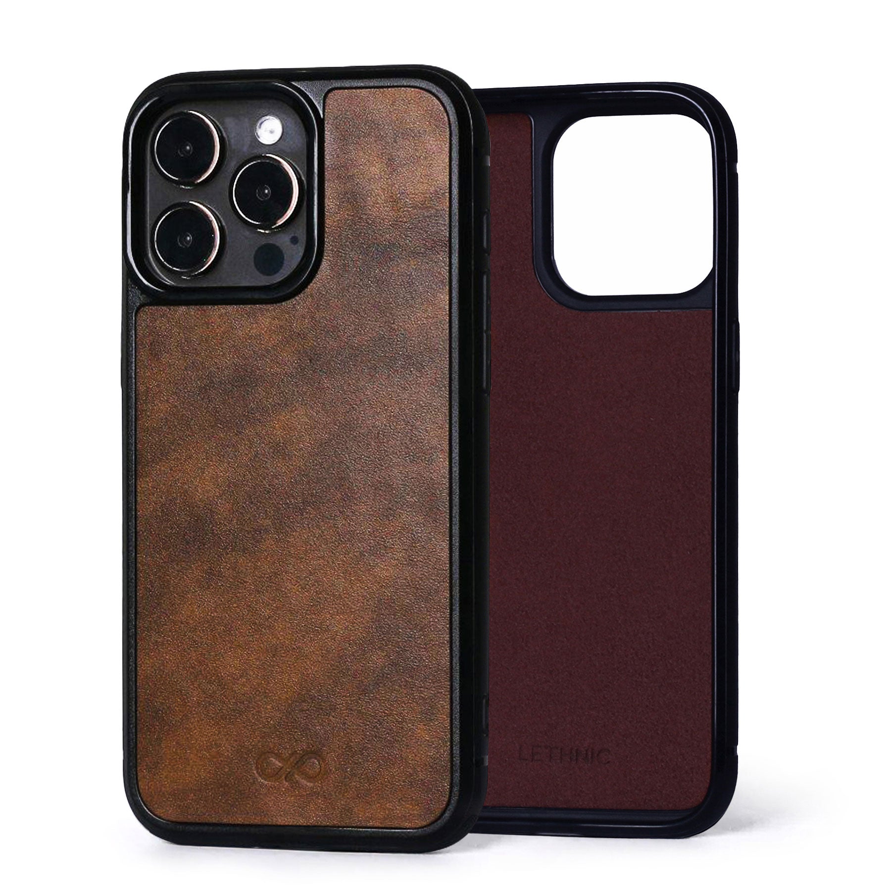 Ốp lưng da thật - IPhone 15 Pro Max