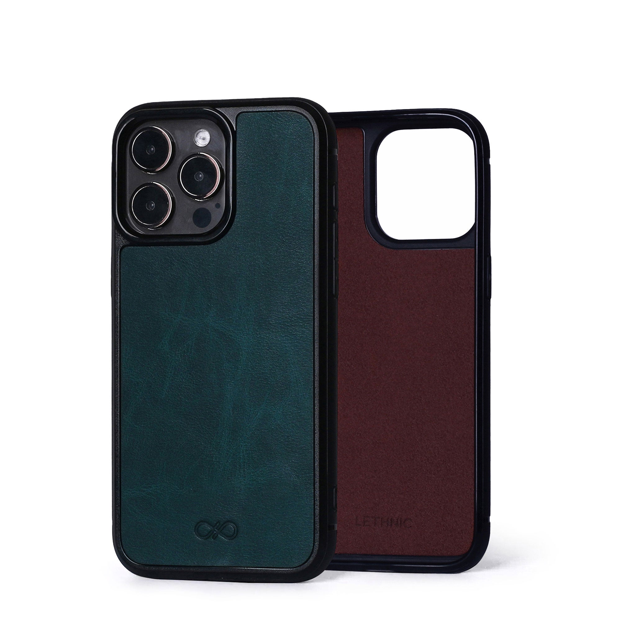 Ốp lưng da thật - IPhone 15 Pro