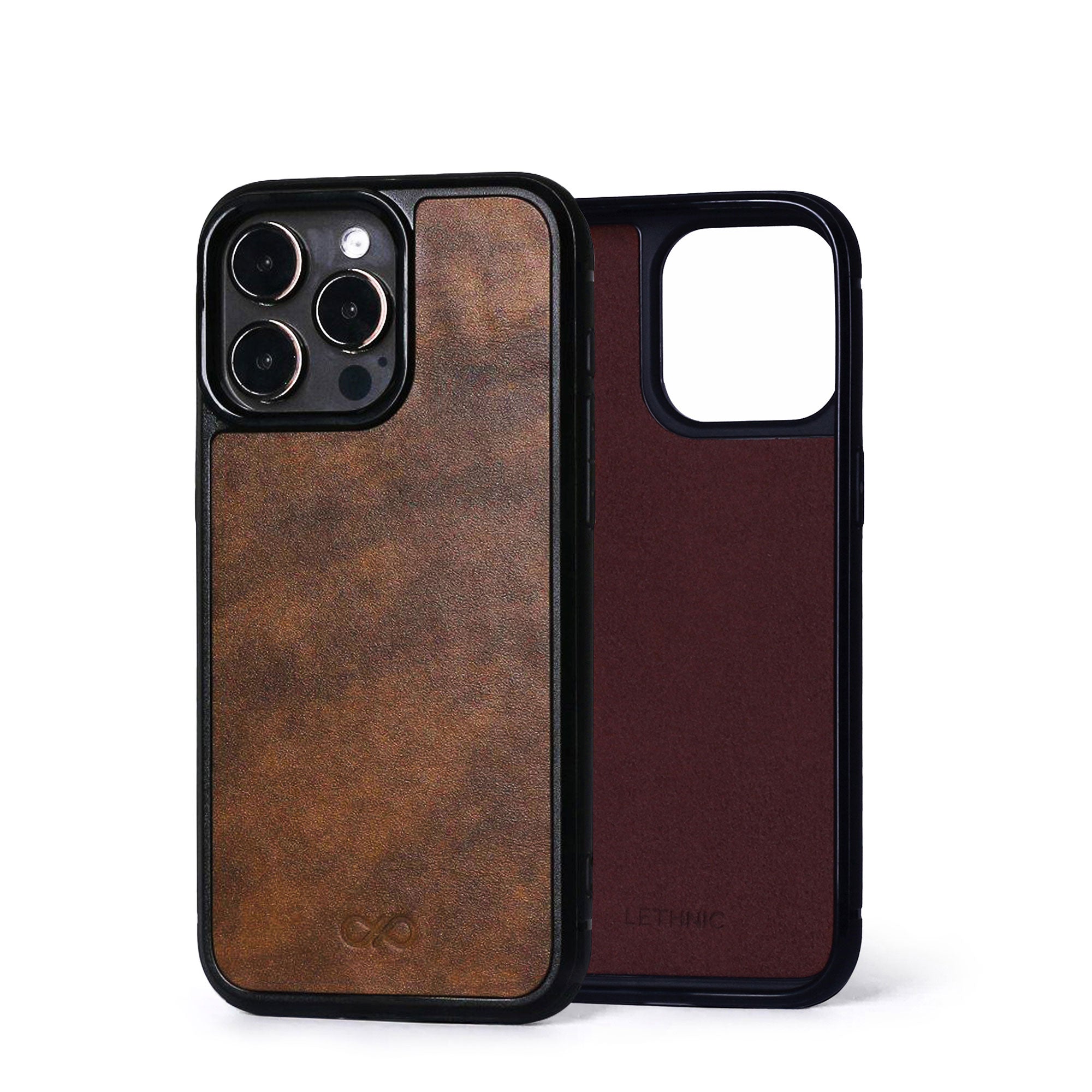 Ốp lưng da thật - IPhone 16 Pro