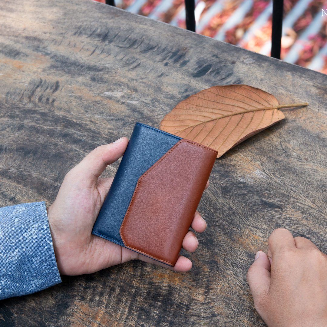 Noble - Ví Đứng Gập Ba Ví lethnic