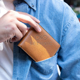 Ví ngang có ngăn khoá kéo - Lucky - Epsom Leather