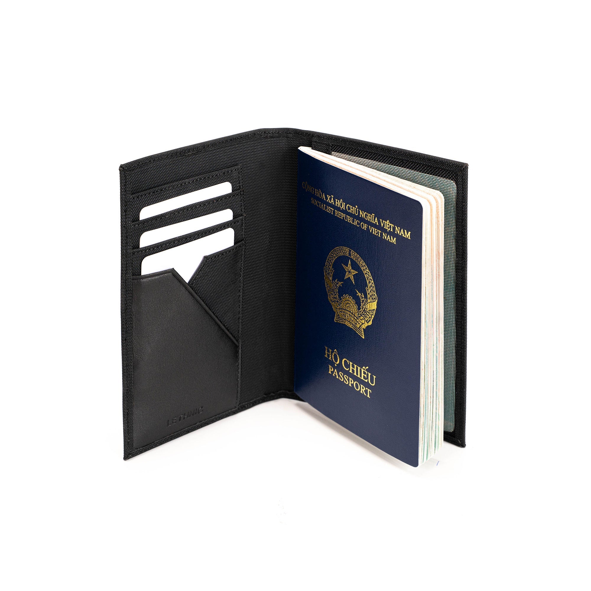 Vỏ đựng hộ chiếu Passport - Vải phối Da - SOWER P