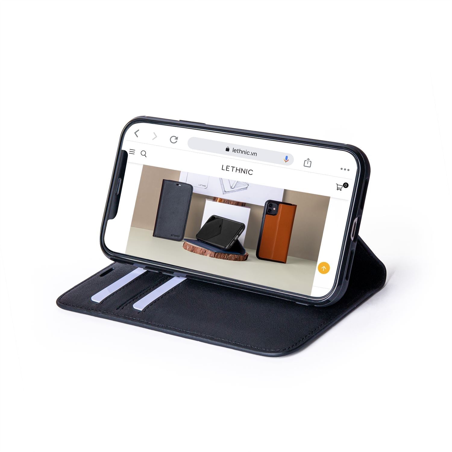 Flip Cover cho iPhone 11, 11 Pro & 11 Promax Apple Accessories, Ví lethnic
