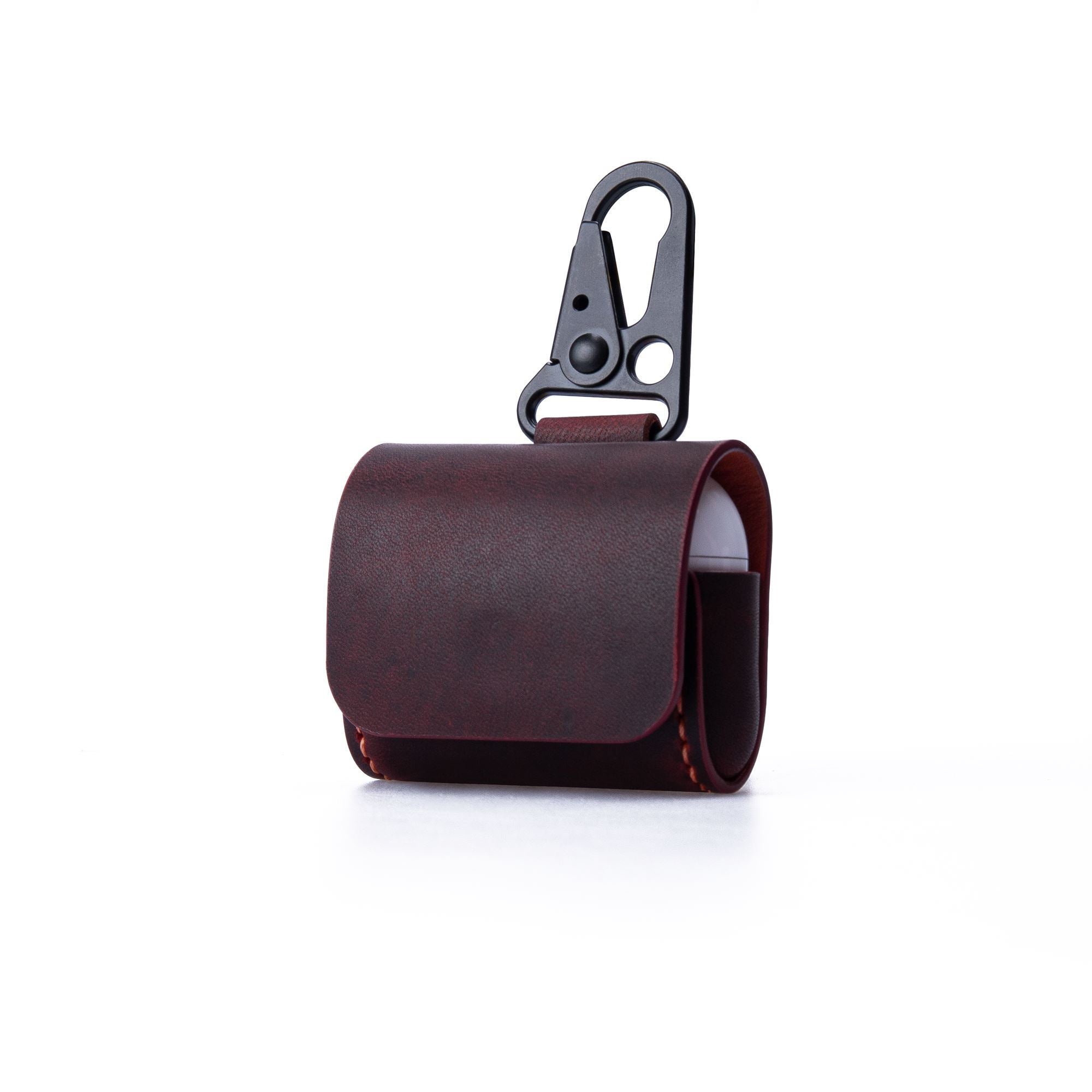 Bao da Airpods Pro Cases lethnic Đỏ Rượu