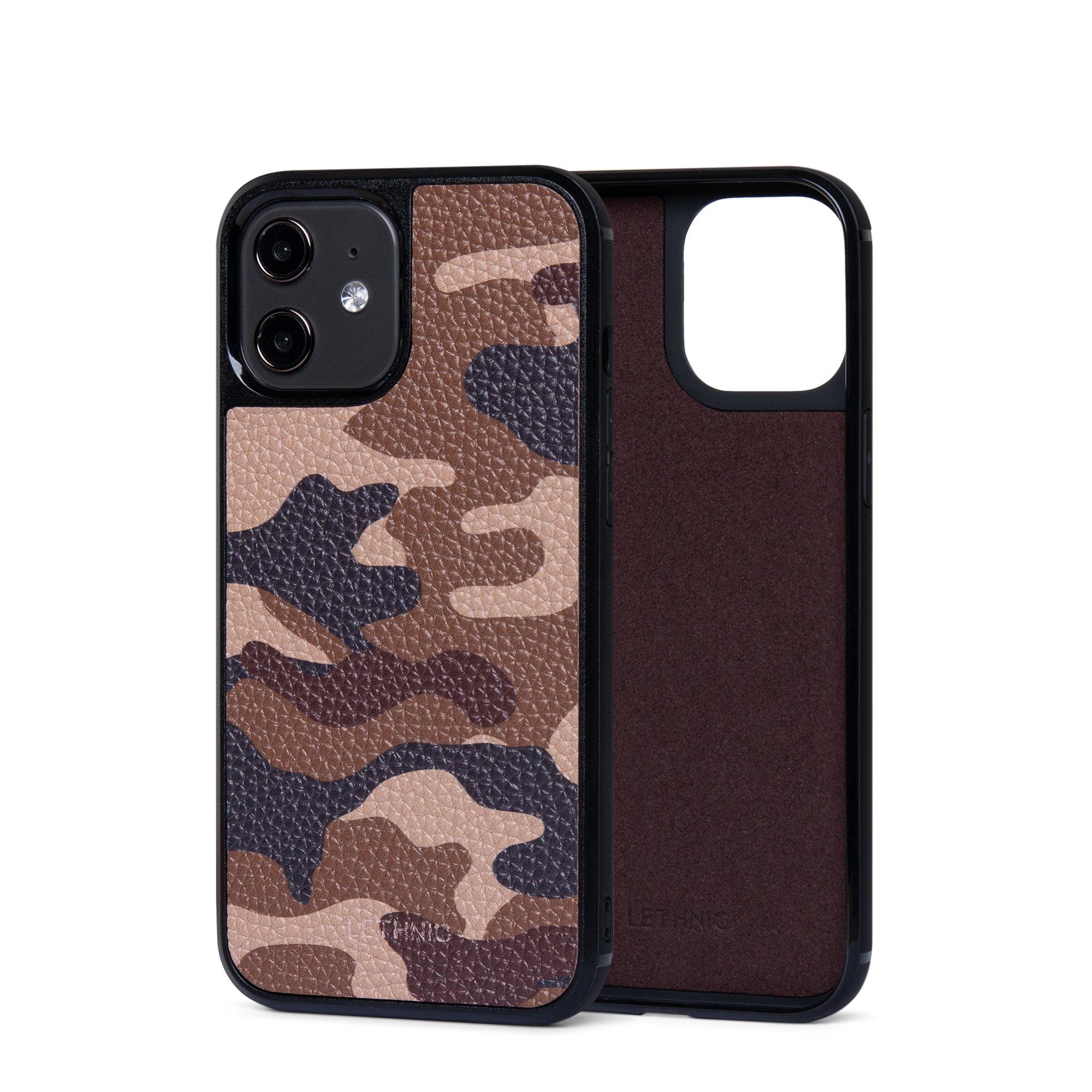Ốp lưng IPhone 12 Mini Da Thật - Lót Trong IPhone 12 lethnic