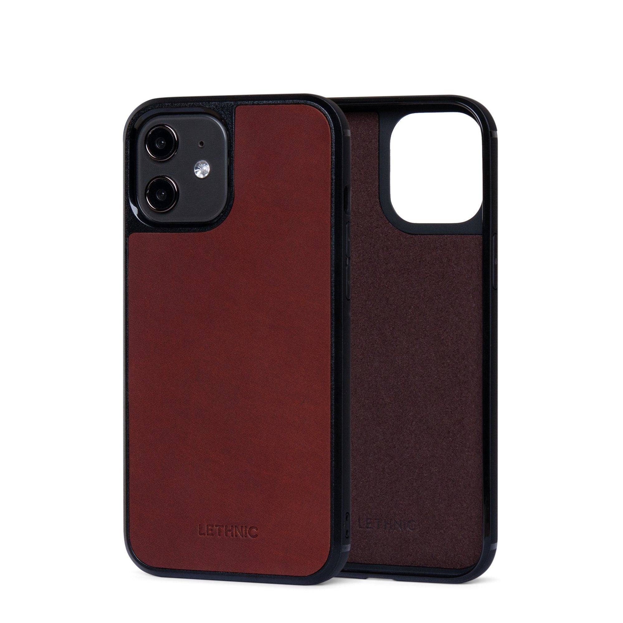 Ốp lưng IPhone 12 Mini Da Thật - Lót Trong IPhone 12 lethnic