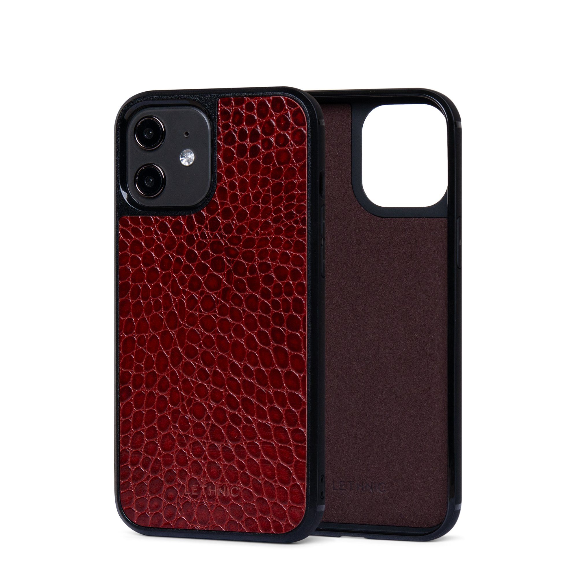 Ốp lưng IPhone 12 Mini Da Thật - Lót Trong IPhone 12 lethnic