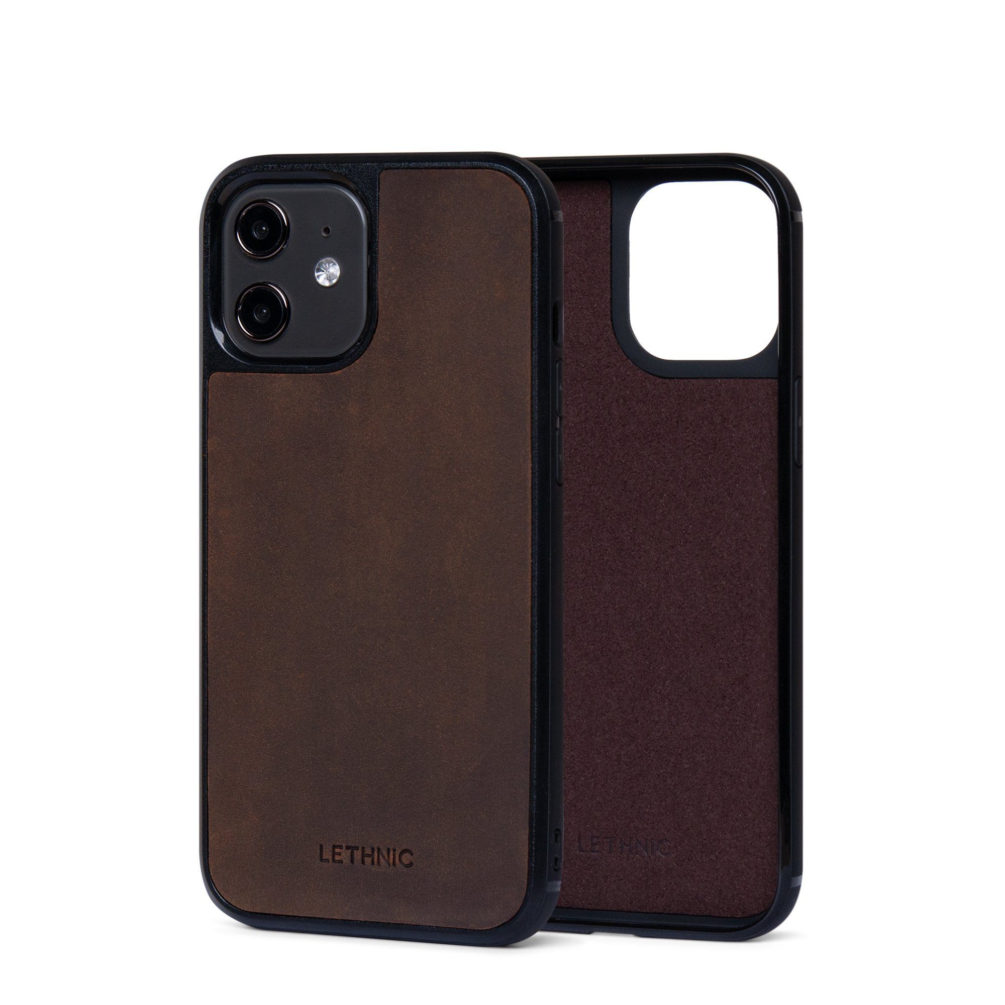 Ốp lưng IPhone 12 Mini Da Thật - Lót Trong IPhone 12 lethnic