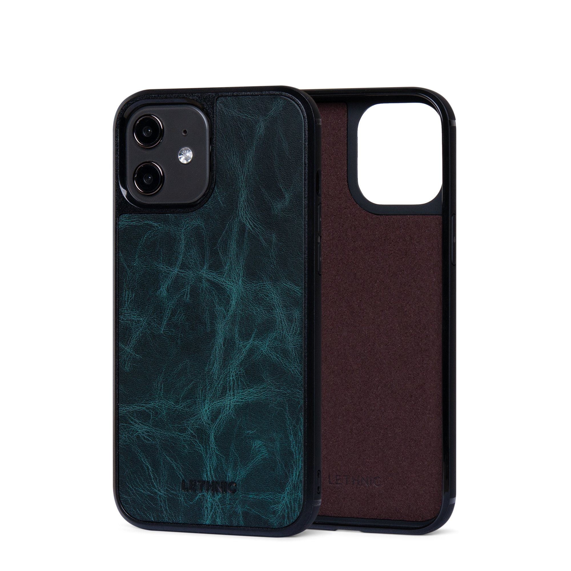 Ốp lưng IPhone 12 Mini Da Thật - Lót Trong IPhone 12 lethnic