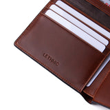 PI - Ví Gập Ba Nam - Pull Up Leather LETHNIC