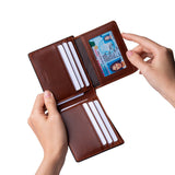 PI - Ví Gập Ba Nam - Pull Up Leather LETHNIC