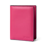 Ví gập đôi dáng đứng - Mini Bloss lethnic Hồng Sen