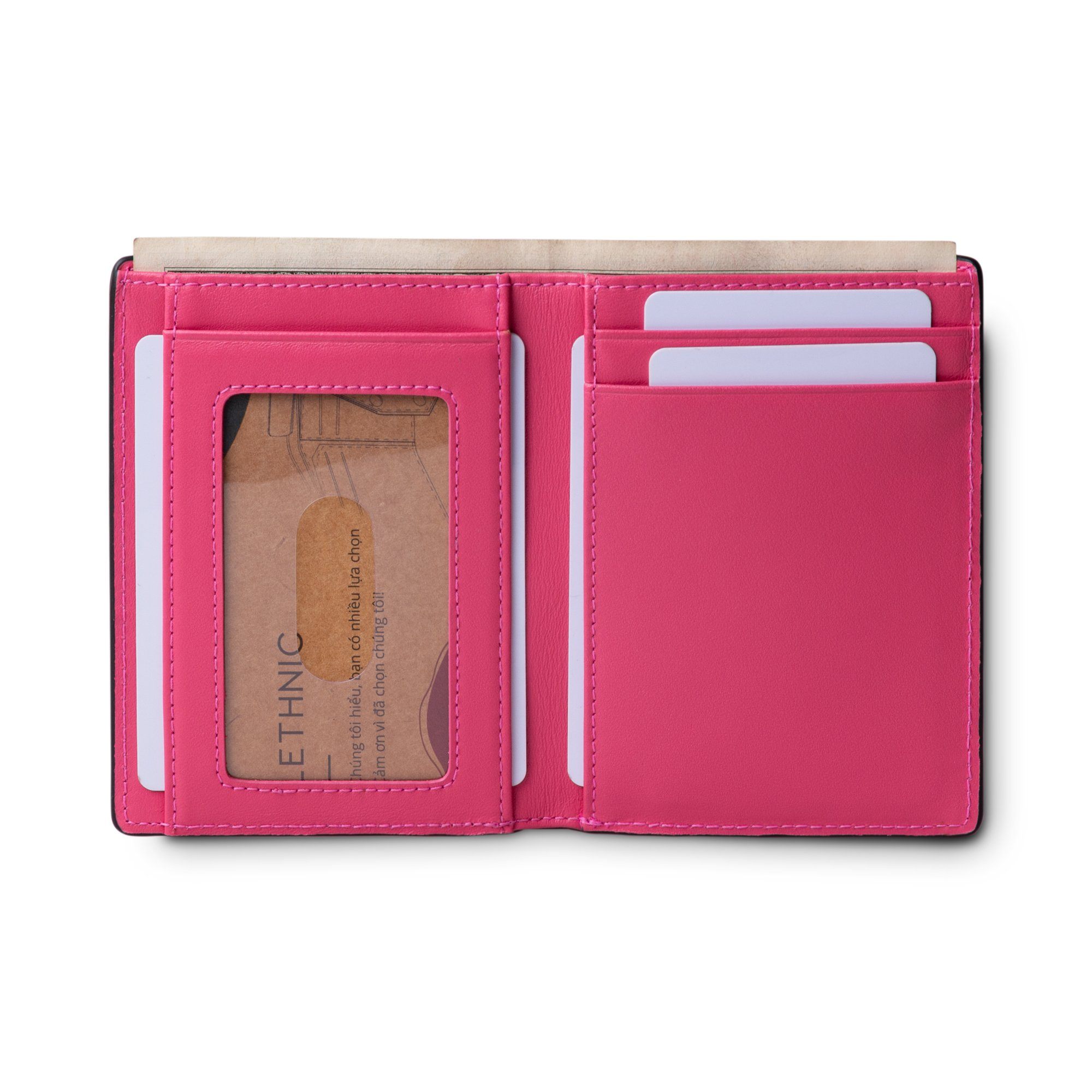 Ví gập đôi dáng đứng - Mini Bloss lethnic