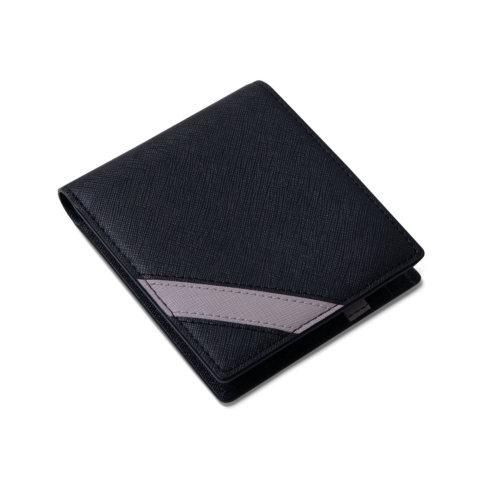 Ví Nam Gập Đôi Dáng Ngang - Saffiano Leather - REVO-H - LETHNIC