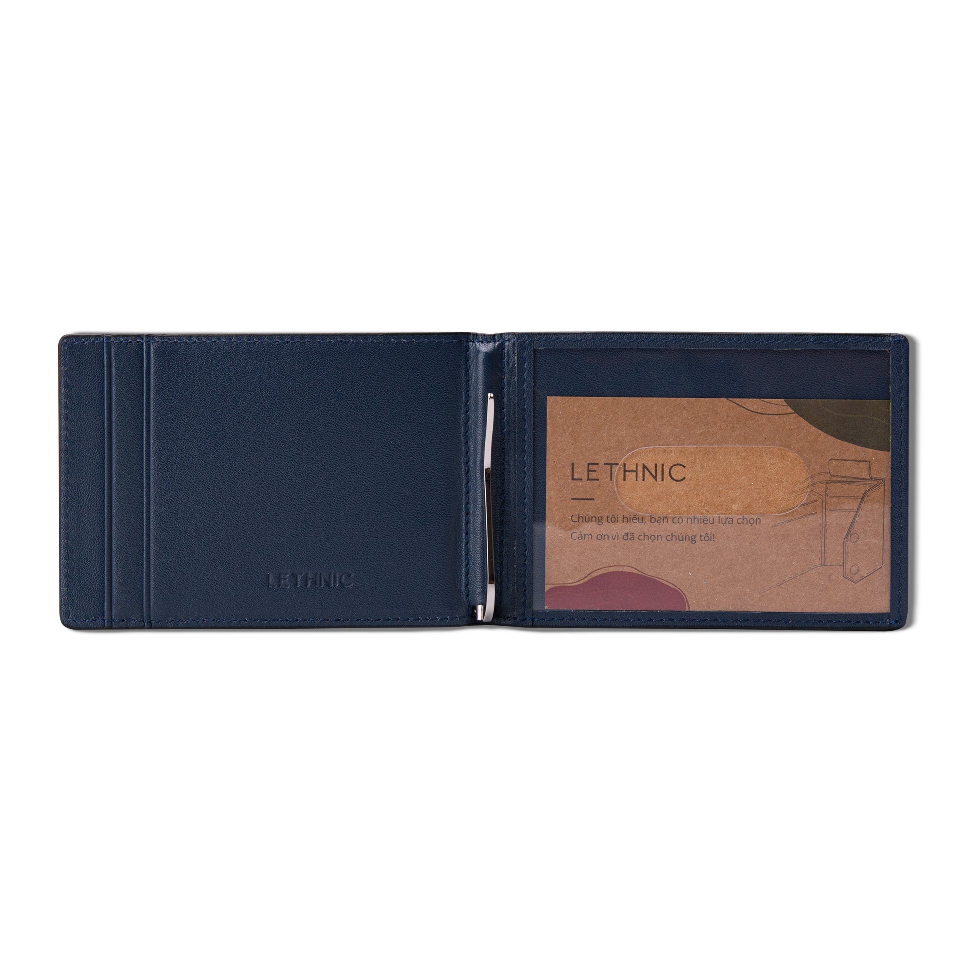 Ví Kẹp Tiền, Đựng Card Nhỏ Gọn - Money Clip Series 02 - HOPEN Trơn