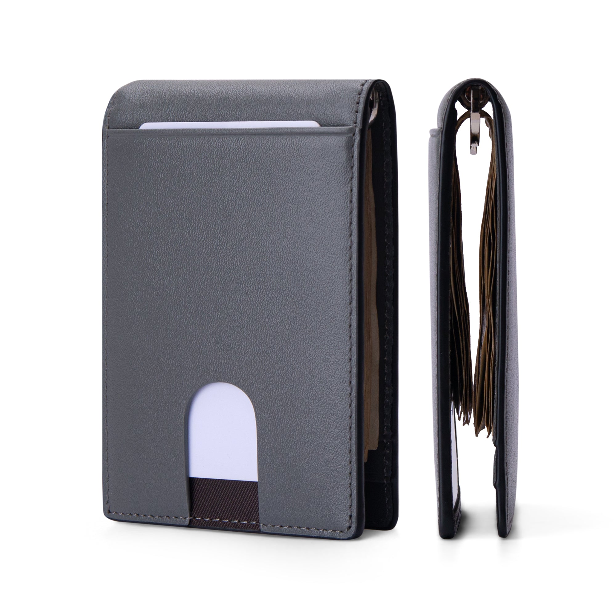Ví Kẹp Tiền, Đựng Card Nhỏ Gọn - Money Clip Series 02 - HOPEN Trơn