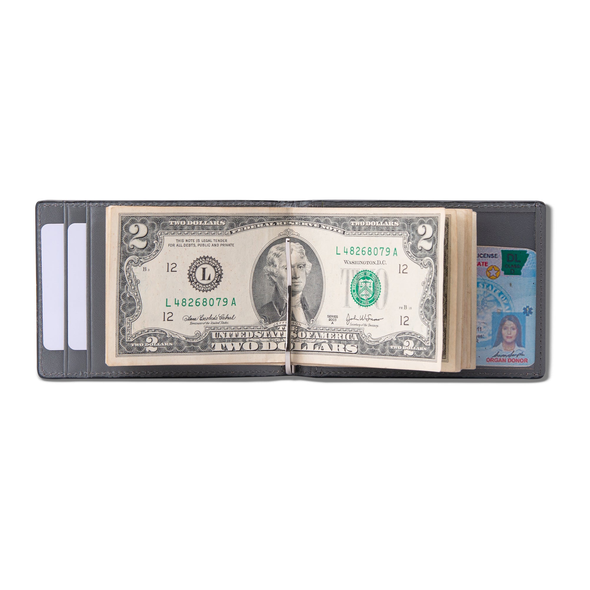 Ví Kẹp Tiền, Đựng Card Nhỏ Gọn - Money Clip Series 02 - HOPEN Trơn
