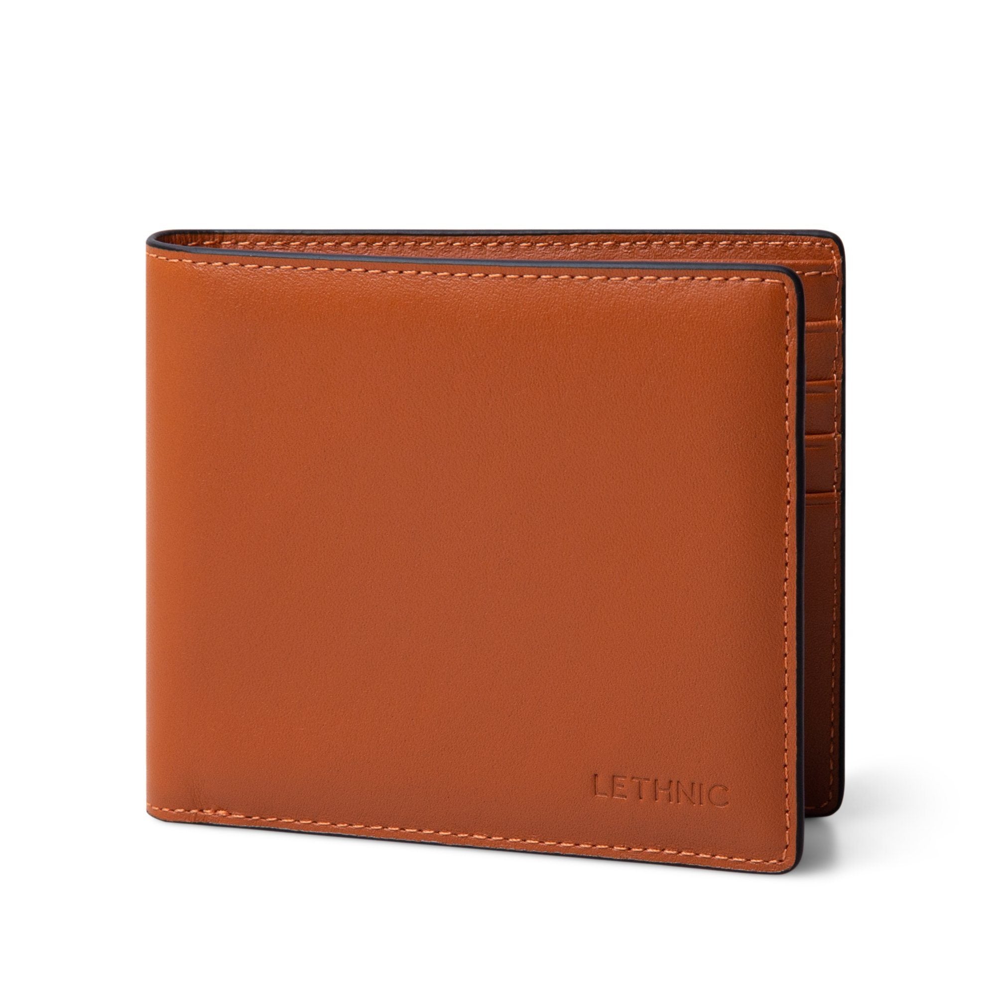 Cosy - Ví gập đôi ngang - Classic Bifold Design Ví lethnic Nâu