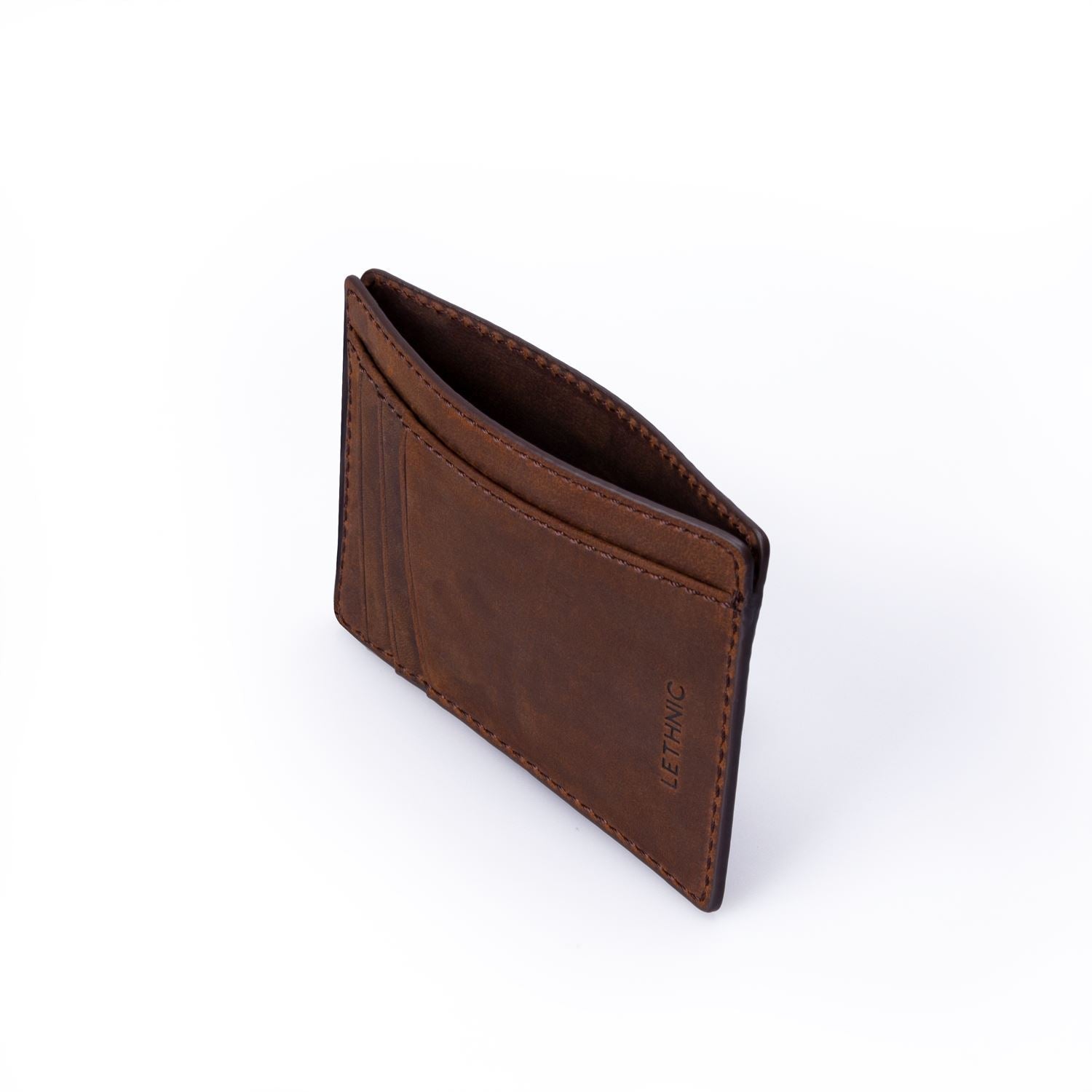 Ví da sáp đựng card nhỏ gọn lethnic