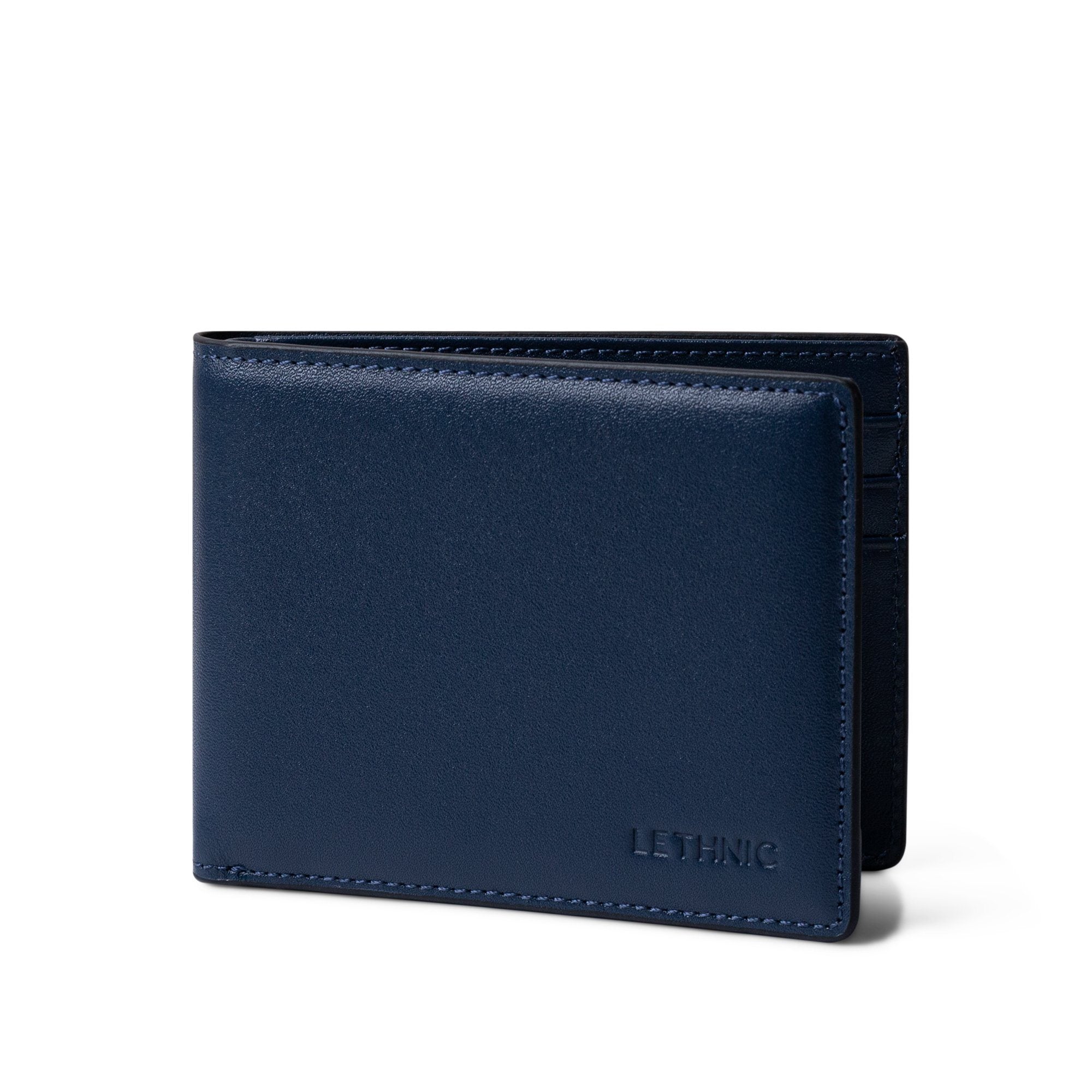 Mini Cosy - Ví gập đôi mini. Ví lethnic Xanh Navy