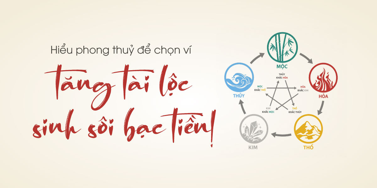 Hiểu phong thủy để chọn ví – tăng tài lộc, sinh sôi bạc tiền!