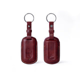 Bao da chìa khóa Honda Smartkey Cover - Ép Form lethnic Cẩm Lai Đỏ 