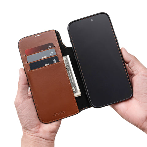 Ốp lưng kèm ví - Flip Cover IPhone 17 Pro Max, 17 Pro, 17