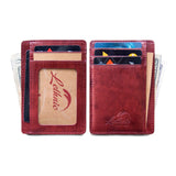 Ví Slim Series 02 Ví lethnic Đỏ Rượu 