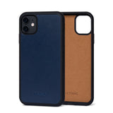 Ốp da thật IPhone 11 - Lót Trong lethnic Xanh Navy 