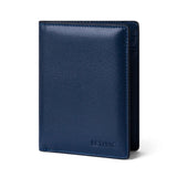 Ví gập đôi dáng đứng - Mini Bloss lethnic Xanh Navy 