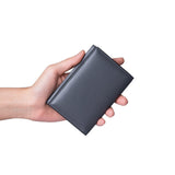 Ví Mini Đựng Card Và Tiền Meron-C lethnic Xám 
