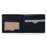 Ví Nam Gập Đôi Dáng Ngang - Saffiano Leather - REVO-H - LETHNIC