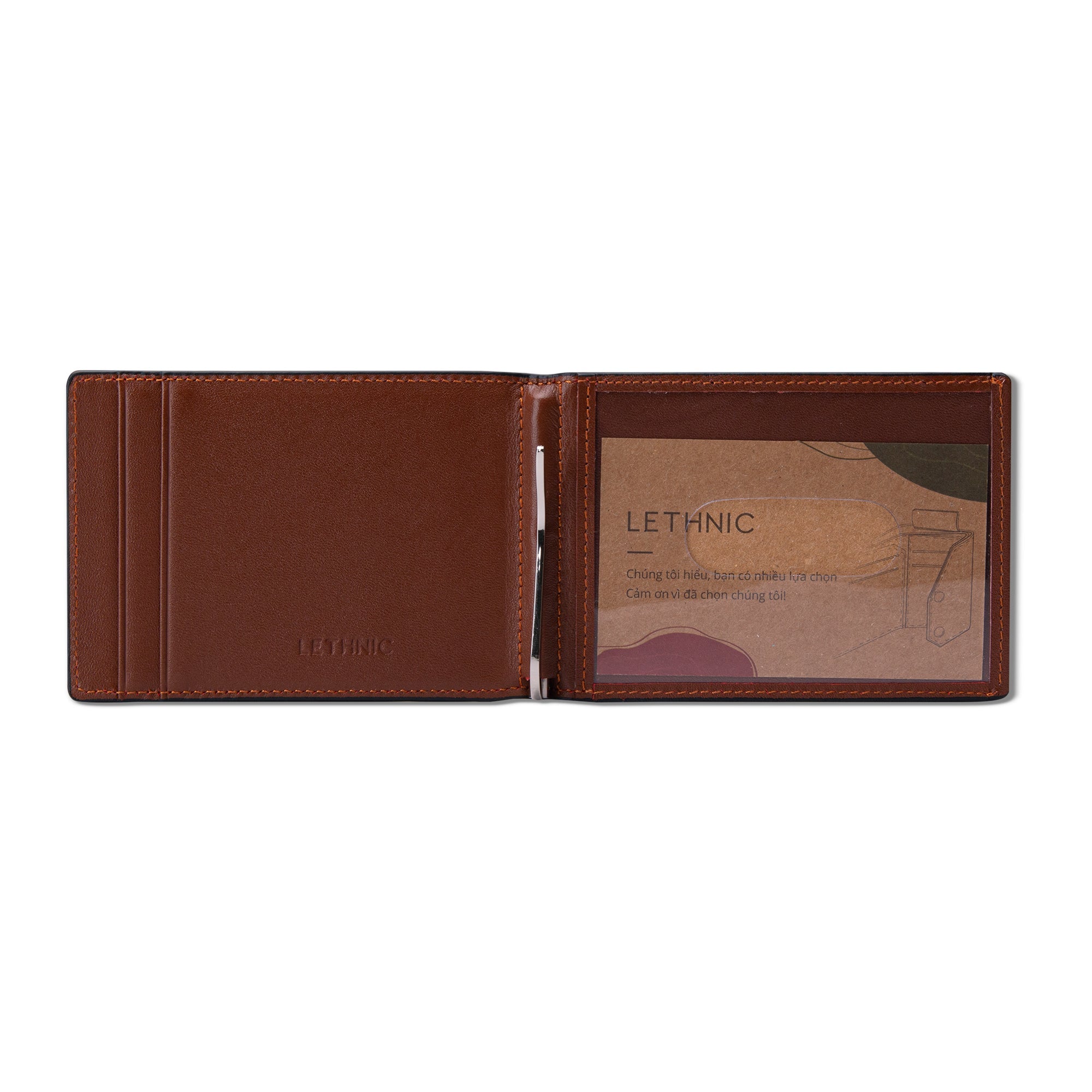 Ví Kẹp Tiền, Đựng Card Nhỏ Gọn - Money Clip Series 02 - HOPEN Trơn