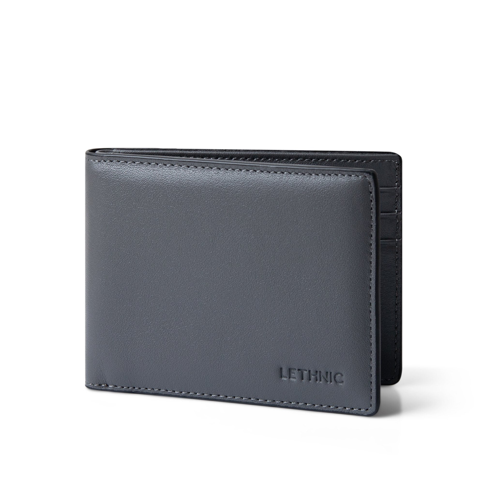 Mini Cosy - Ví gập đôi mini. Ví lethnic Xám 