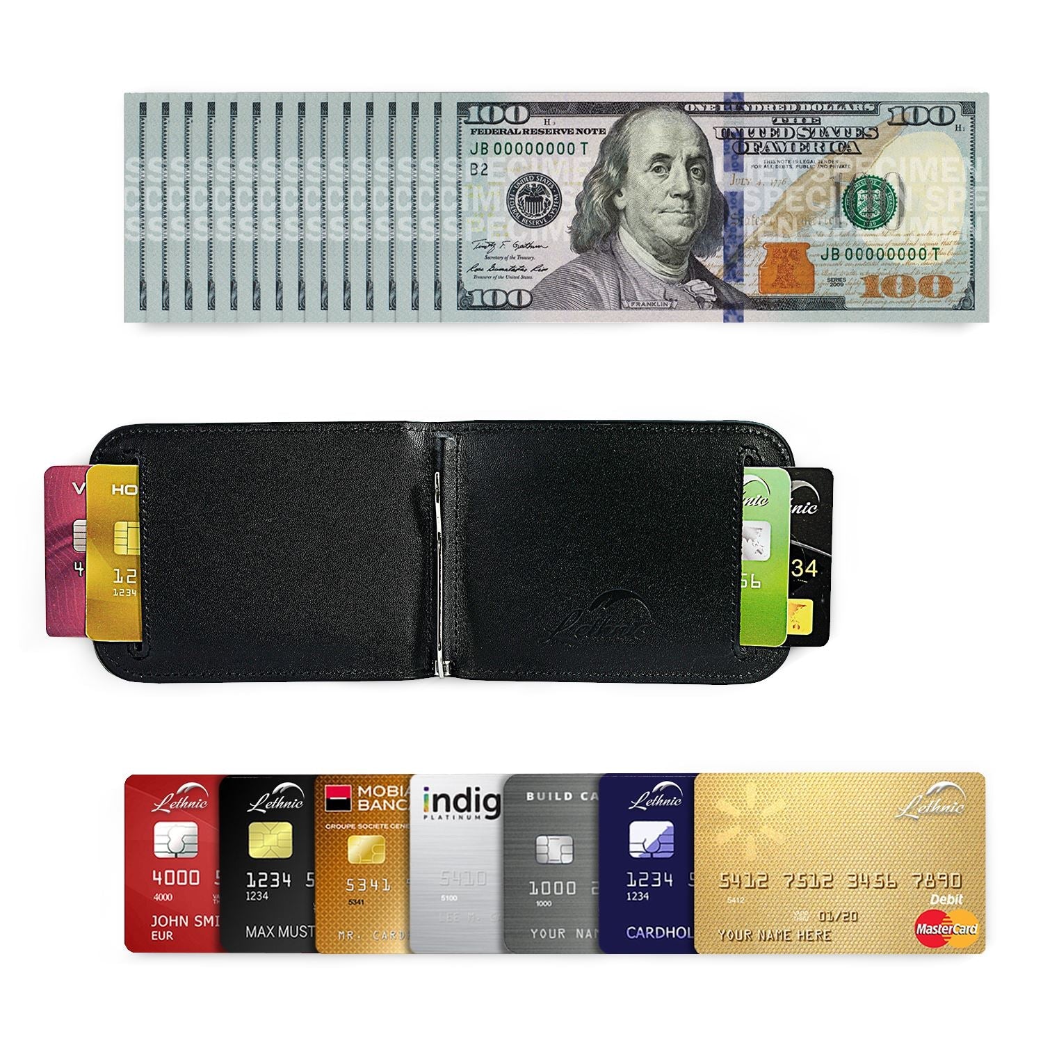 Ví Kẹp Tiền - Money Clip - Series 01 Ví lethnic 