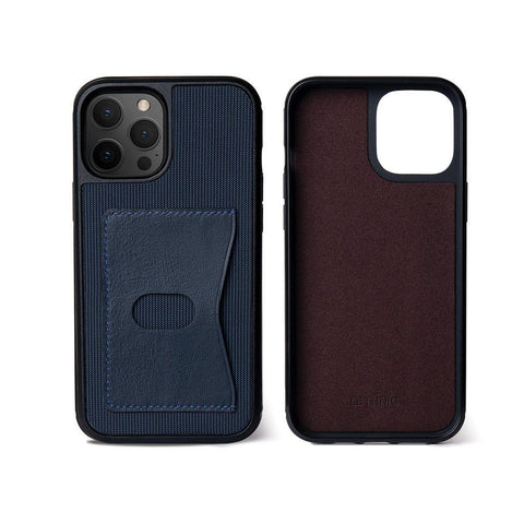 Ốp lưng có ngăn thẻ IPhone 12 Series IPhone Cases LETHNIC IPhone 12 Promax Navy 