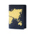 SPARKART - Passport Cover Hand-Painted Bản Đồ Thế Giới Ví lethnic Vàng 